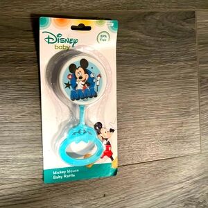 Disney baby Mickey Mouse Bany Rattle for boys. New